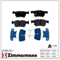 Stabdžių trinkelių rinkinys, diskinis stabdys ZIMMERMANN 25798.155.1
