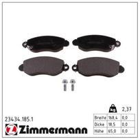 Stabdžių trinkelių rinkinys, diskinis stabdys ZIMMERMANN 23434.185.1
