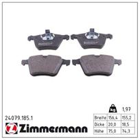 Stabdžių trinkelių rinkinys, diskinis stabdys ZIMMERMANN 24079.185.1