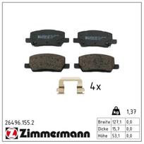 Stabdžių trinkelių rinkinys, diskinis stabdys ZIMMERMANN 26496.155.2