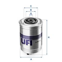 Kuro filtras UFI 24.401.00