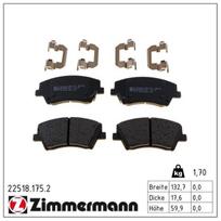 Stabdžių trinkelių rinkinys, diskinis stabdys ZIMMERMANN 22518.175.2