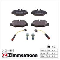 Stabdžių trinkelių rinkinys, diskinis stabdys ZIMMERMANN 24008.185.3