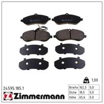 Stabdžių trinkelių rinkinys, diskinis stabdys ZIMMERMANN 24595.185.1