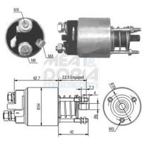 Solenoidinis jungiklis, starteris MEAT & DORIA 46005