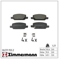 Stabdžių trinkelių rinkinys, diskinis stabdys ZIMMERMANN 26277.155.2