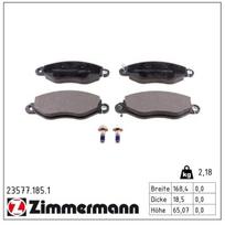 Stabdžių trinkelių rinkinys, diskinis stabdys ZIMMERMANN 23577.185.1