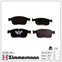 Stabdžių trinkelių rinkinys, diskinis stabdys ZIMMERMANN 22386.185.1
