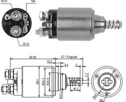 Solenoidinis jungiklis, starteris MAGNETI MARELLI AME0186