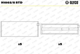 Alkūninio veleno indėklas GLYCO H1002/5 STD