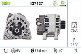 Kintamosios srovės generatorius VALEO 437137