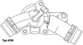 Termostatas, aušinimo skystis BorgWarner (Wahler) 4326.97D