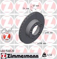 Stabdžių diskas ZIMMERMANN 460.1568.20