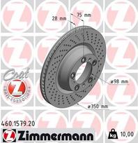 Stabdžių diskas ZIMMERMANN 460.1579.20