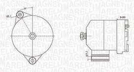 Kintamosios srovės generatorius MAGNETI MARELLI 063731586010