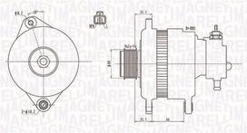 Kintamosios srovės generatorius MAGNETI MARELLI 063731899010