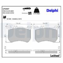 Stabdžių trinkelių rinkinys, diskinis stabdys DELPHI LP2507