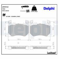 Stabdžių trinkelių rinkinys, diskinis stabdys DELPHI LP3713