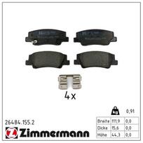 Stabdžių trinkelių rinkinys, diskinis stabdys ZIMMERMANN 26484.155.2