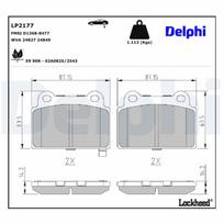 Stabdžių trinkelių rinkinys, diskinis stabdys DELPHI LP2177
