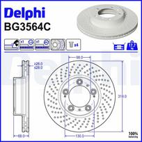 Stabdžių diskas DELPHI BG3564C