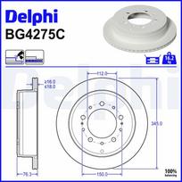 Stabdžių diskas DELPHI BG4275C