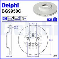 Stabdžių diskas DELPHI BG9950C