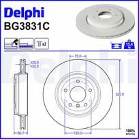 Stabdžių diskas DELPHI BG3831C
