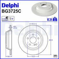 Stabdžių diskas DELPHI BG3725C