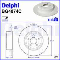 Stabdžių diskas DELPHI BG4074C