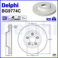 Stabdžių diskas DELPHI BG9774C