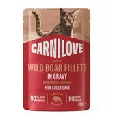Carnilove Wild Boar konservai katėms su šerniena padaže, 85 g : Pakuotė - 24 x 85 g
