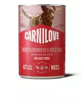 Carnilove Turkey - Reindeer - Wild Boar konservai šunims, 400 g