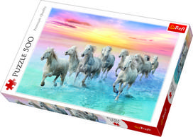 TREFL PUZZLES TREFL 500 det. dėlionė „Balti žirgai“