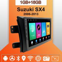 Automobilio radijas Android Auto Carplay, skirtas Suzuki SX4 2006-2013 Multimedijos grotuvo galvos blokas Stereo GPS navigacija BT WIFI 1+16GB 1+16GB