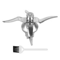 Stainless Steel Blender Blade Head with Cleaning Brush Replacement Parts Fit for Vorwerk Thermomix