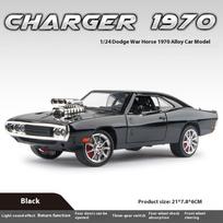 1/24 Scale Alloy Dodge 1970 Charger RT Sports Car Miniature Toy Car Simulation Die-cast Classic Model Souvenir Display Gifts juoda