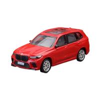 1/64 Scale BMW X5M SUV Sport Miniature Model CCA 3  Alloy Toy Car Vehicle Free Wheels Diecast Metal Collection Gift Children Boys raudona