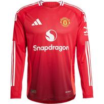 Adidas Manchester United 24/25 Home Player Version Long Sleeve Jersey Unisex Tops Red IT1988 S