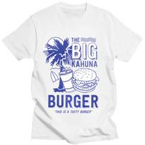 Summer Big Kahuna Burger T Shirt Funko Pop Comic Comfortable Tee-shirt Graphic Printing High Quality Cotton Tshirt Unisex Tees XS balta