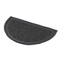 TRIXIE Kilimėlis prie tualeto, pusiau apvalus, PVC, 41x25 cm, antracito