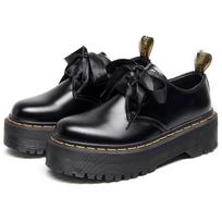 Thick-soled hole ose roger ladies olly leather martin shoes women's low-top muffin bottom short boots women 34 juoda