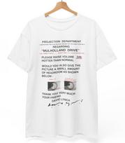 Mulholland Dr. T-Shirt David Lynch Projection Instructions Streetwear Tee Unisex T-Shirt XXXXL