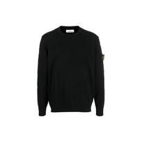 Stone Island Compass Motif Crewneck Jumper Black Men Tops 7815515B3-V0029 L