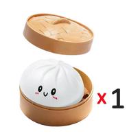 1-12PCS Dumpling Stress Balls Fidget Sensory Toy Simulation Food featuring Small Steamer Squeeze Dough Ball Stress Relief Hand Toy