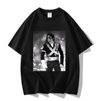 2026 Limited Edition Michael Jackson Pattern Unisex and Women New Summer Tshirts for Adults Parents and Children Cotton Tshirts S