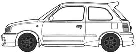 Fujimi Models Inch Up Series 295 March NISMO Plastic Model Kit 1/24 No. (K11)