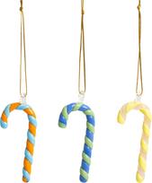 &K Amsterdam Bombki Candy Cane 3 vnt.