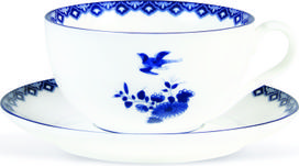 &K Amsterdam Kavos puodeliai su lėkštutėmis Delftware, 2 vnt.
