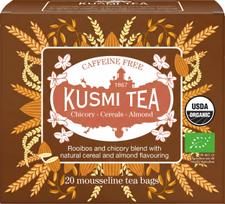 Kusmi Žolelių užpilas Organic Chicory Cereals Almond muslino maišeliuose, 20 vnt.